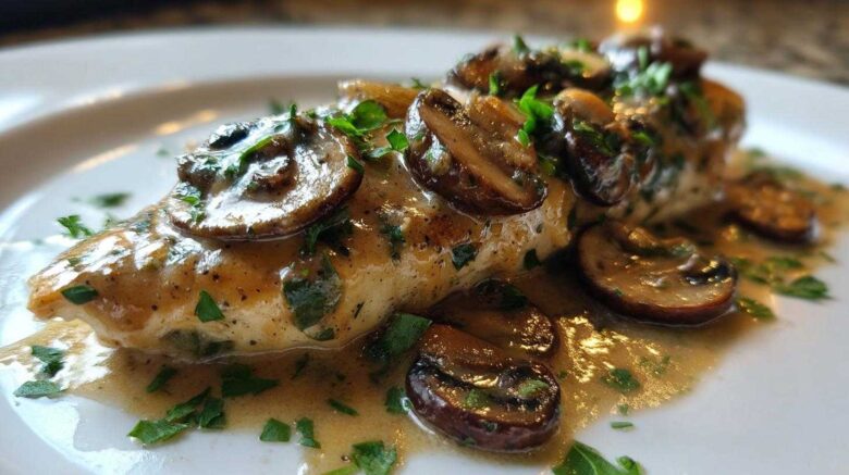 Creamy Garlic Mushroom Chicken