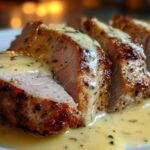Creamy Garlic Pork Tenderloin