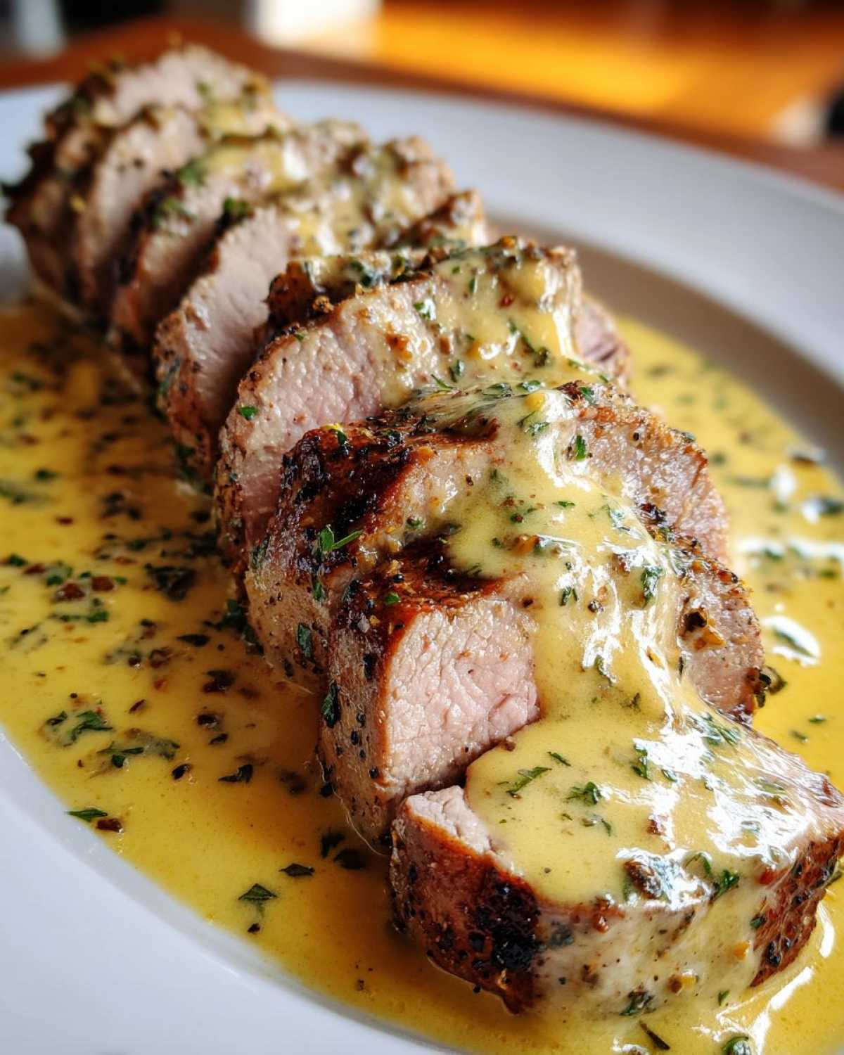 Creamy Garlic Pork Tenderloin - detail 2