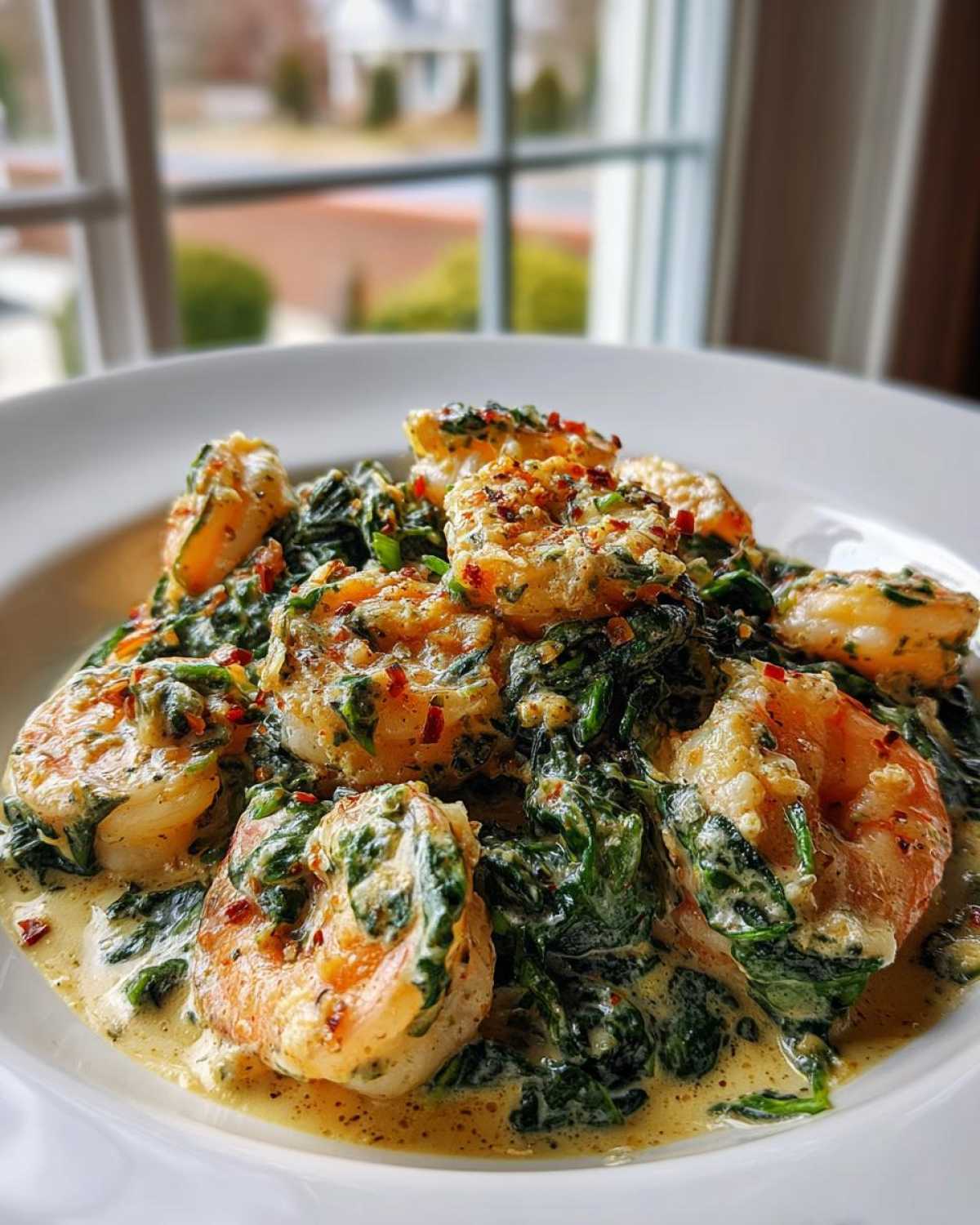 Creamy Garlic Spinach Shrimp - detail 4