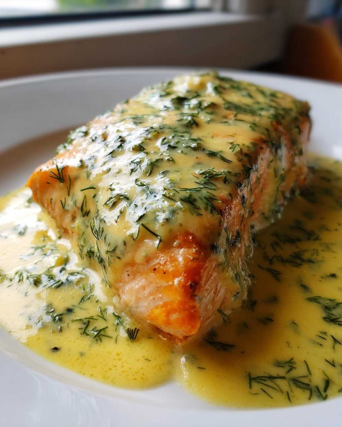 Creamy Lemon Dill Salmon - detail 1