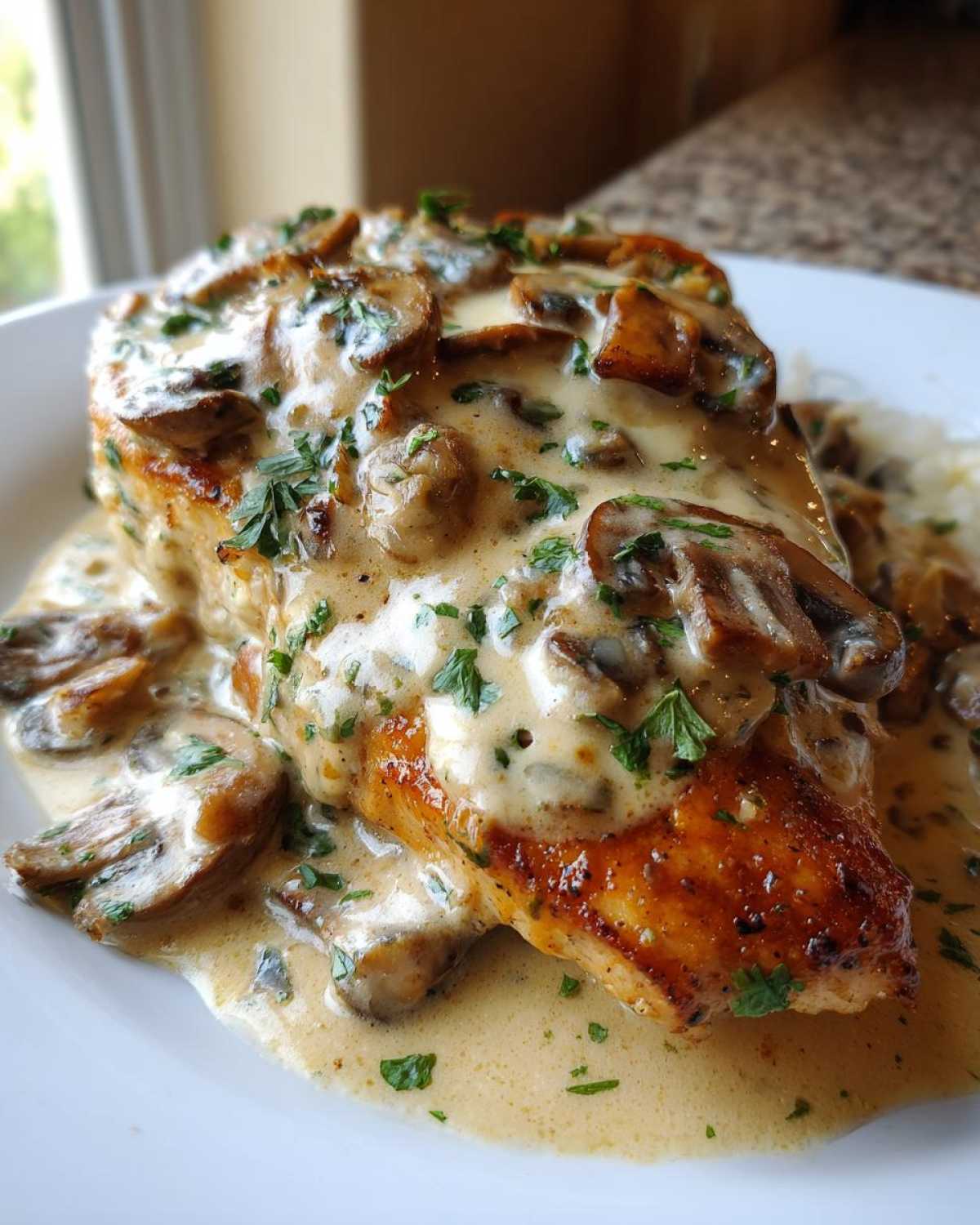 Creamy Mushroom Chicken - detail 2