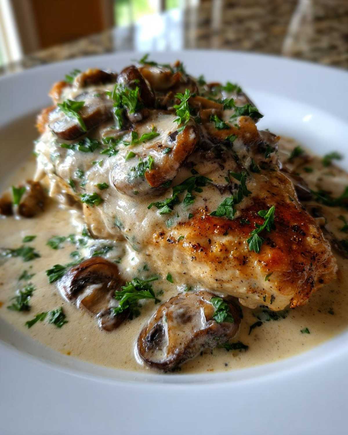 Creamy Mushroom Chicken - detail 4
