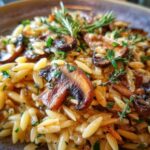 Creamy Mushroom Orzo