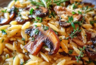 Creamy Mushroom Orzo