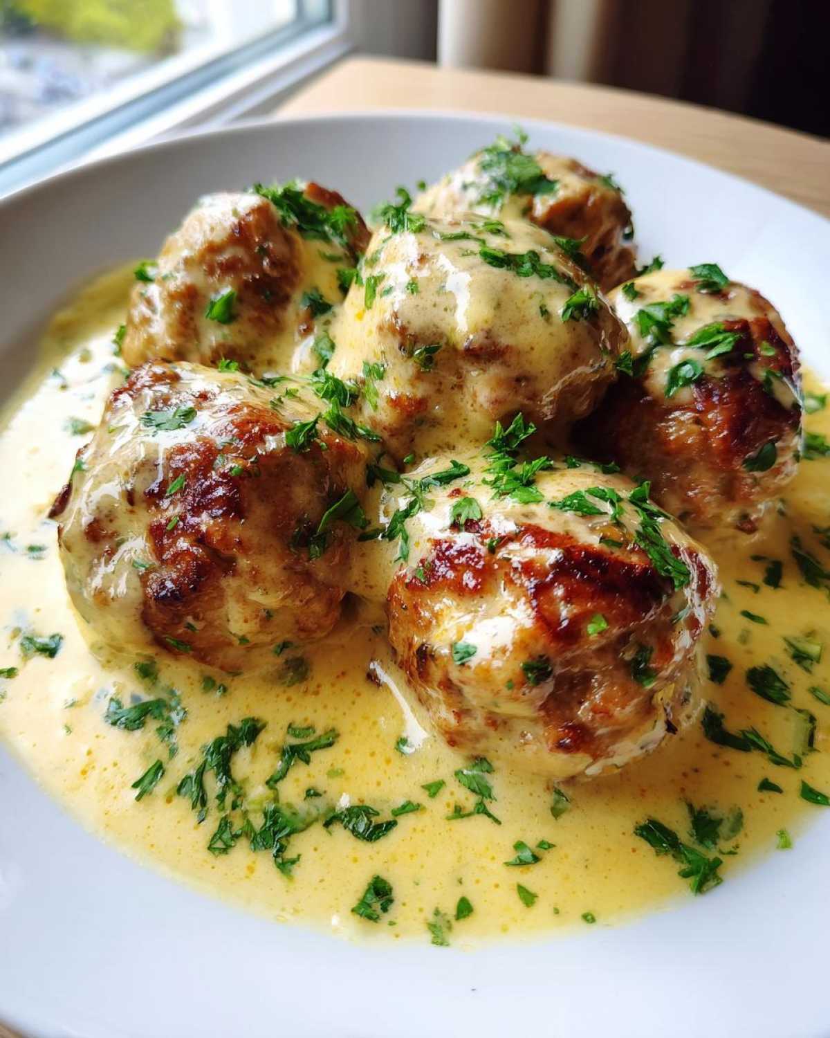 Creamy Parmesan Chicken Meatballs - detail 1