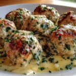 Creamy Parmesan Chicken Meatballs