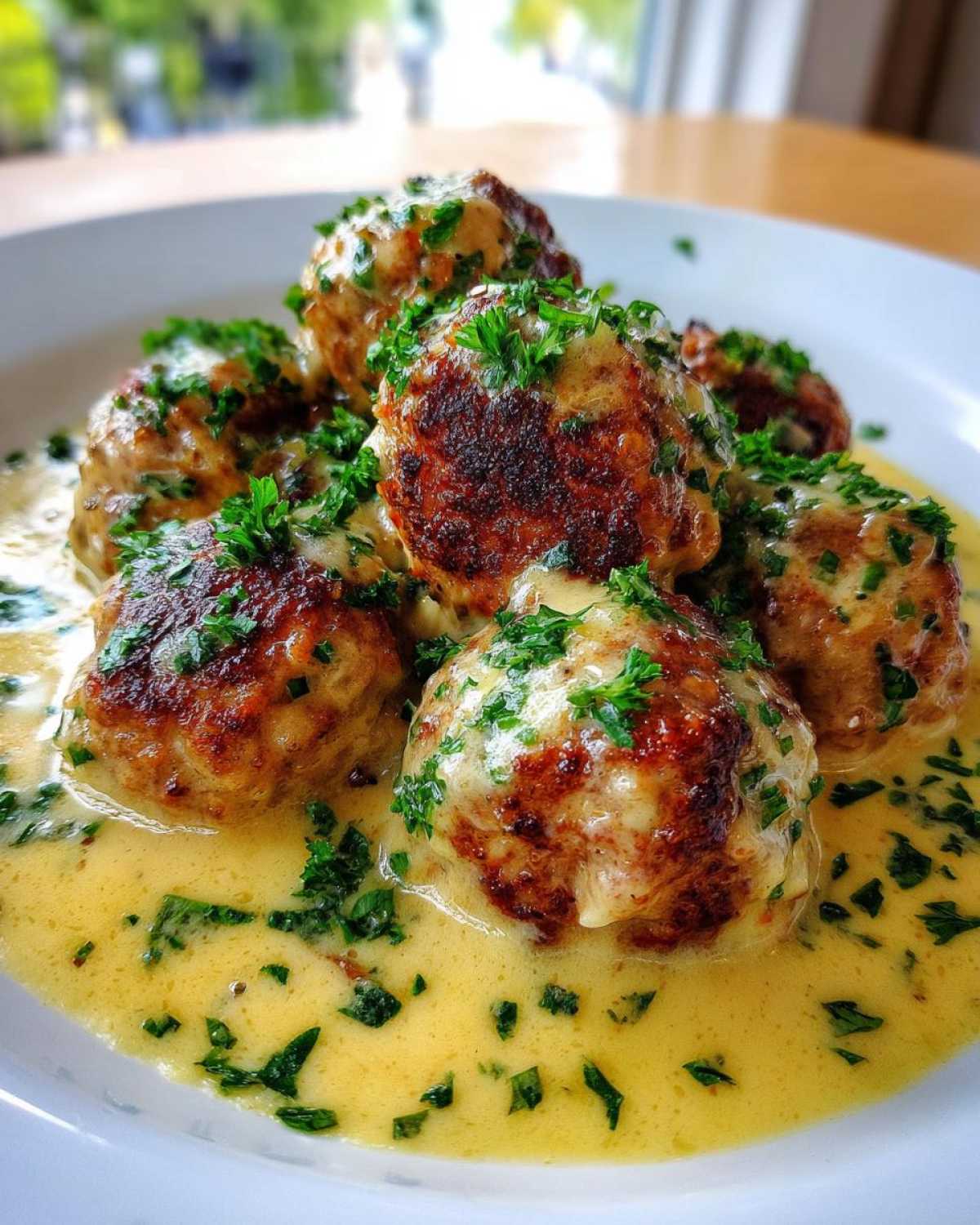 Creamy Parmesan Chicken Meatballs - detail 2