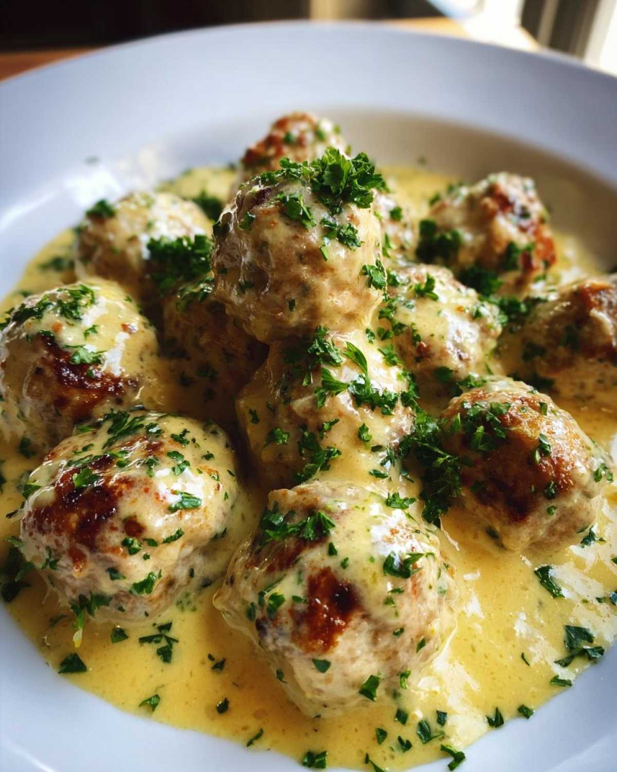 Creamy Parmesan Chicken Meatballs - detail 3