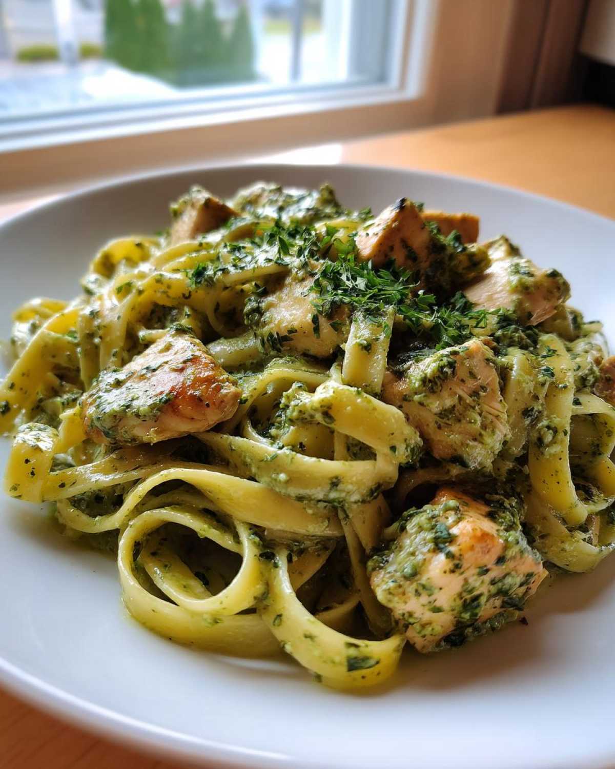 Creamy Pesto Chicken Pasta - detail 2