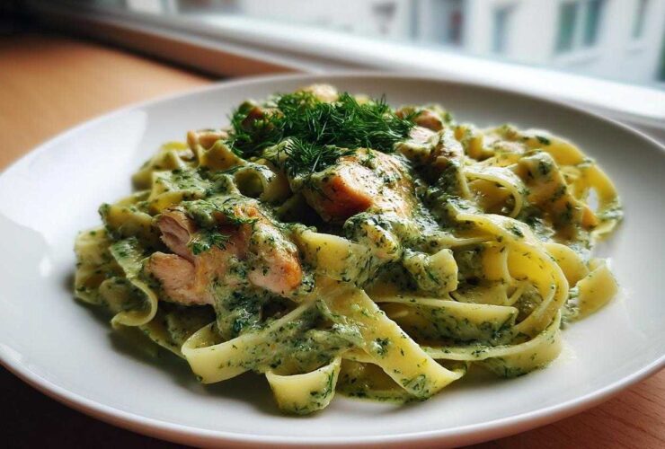 Creamy Pesto Chicken Pasta