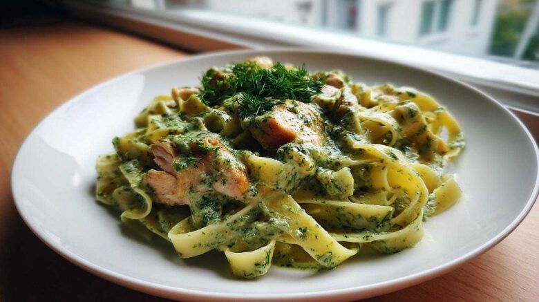 Creamy Pesto Chicken Pasta