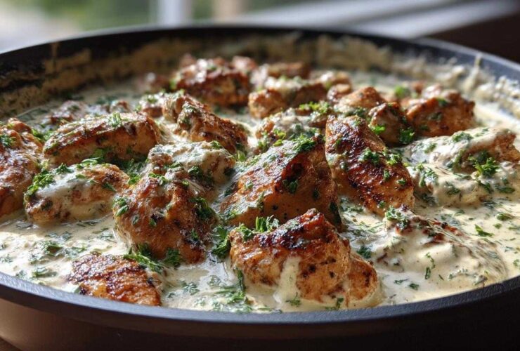 Creamy Ranch Chicken Skillet
