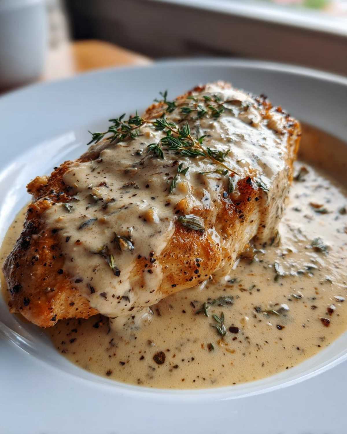 Creamy Smothered Chicken - detail 1