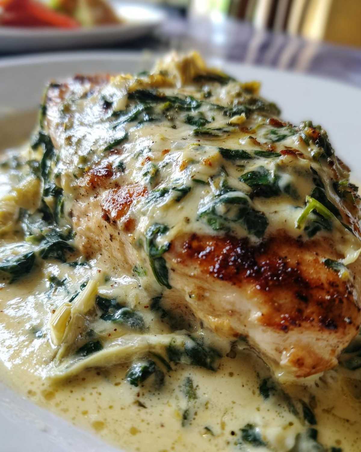 Creamy Spinach Artichoke Chicken - detail 2