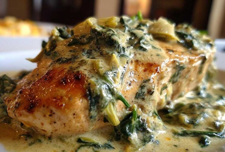 Creamy Spinach Artichoke Chicken