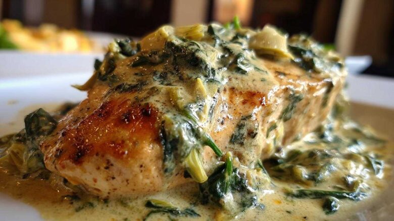 Creamy Spinach Artichoke Chicken