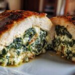 Creamy Spinach Stuffed Chicken