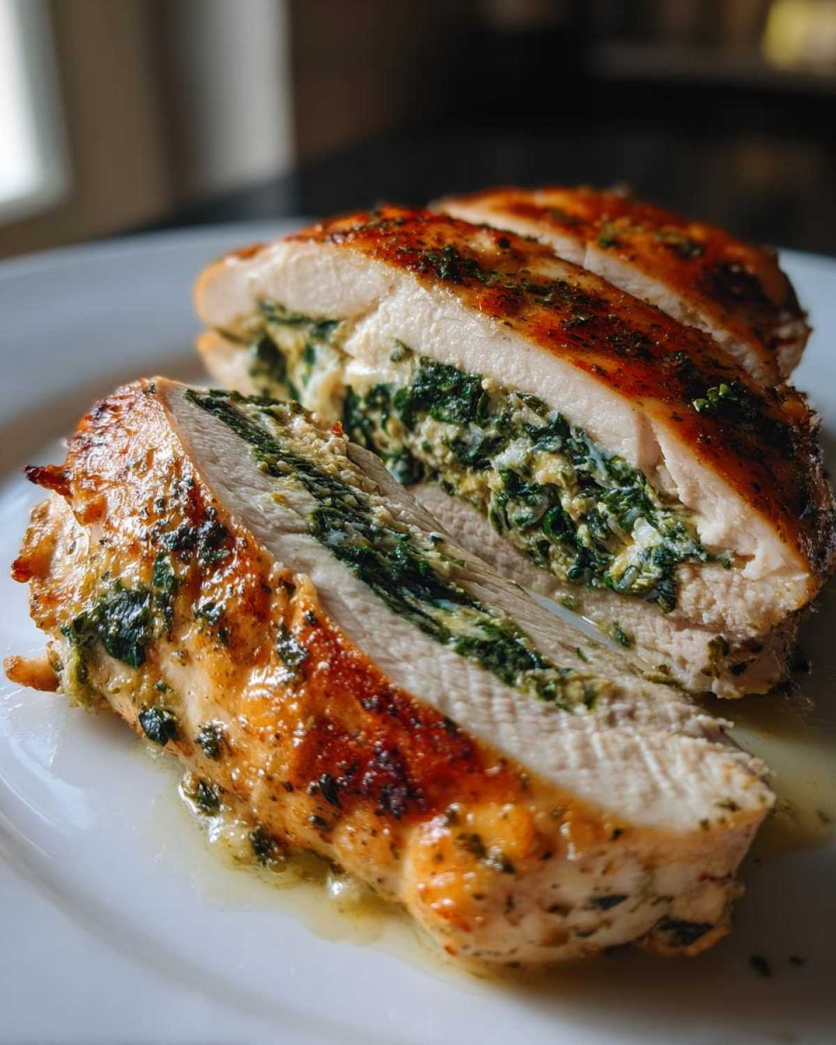 Creamy Spinach Stuffed Chicken - detail 3