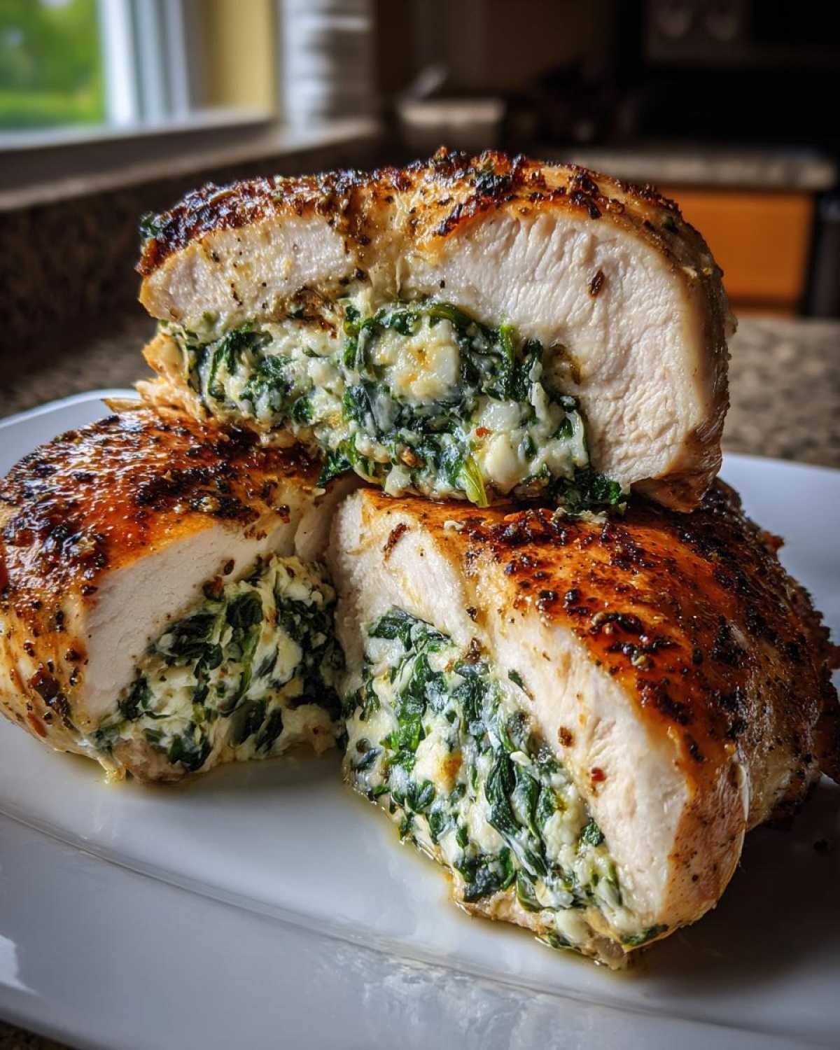 Creamy Spinach Stuffed Chicken - detail 4