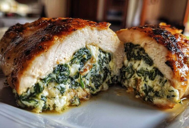 Creamy Spinach Stuffed Chicken