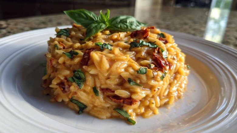 Creamy Sun-Dried Tomato Orzo