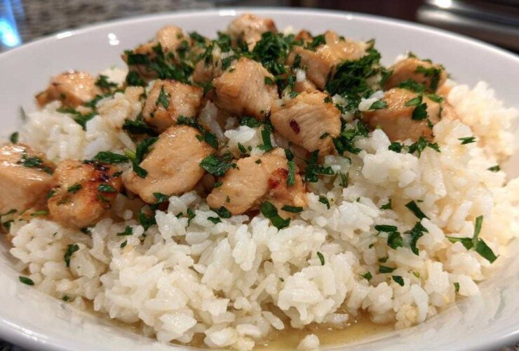Garlic Butter Chicken Rice