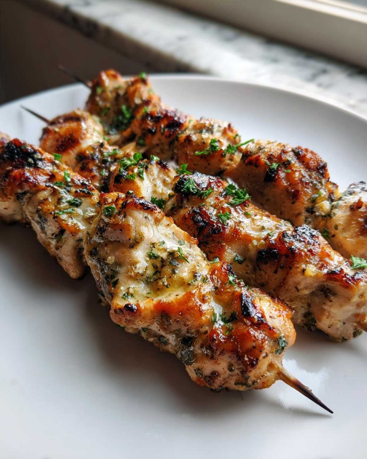 Garlic Butter Chicken Skewers - detail 2