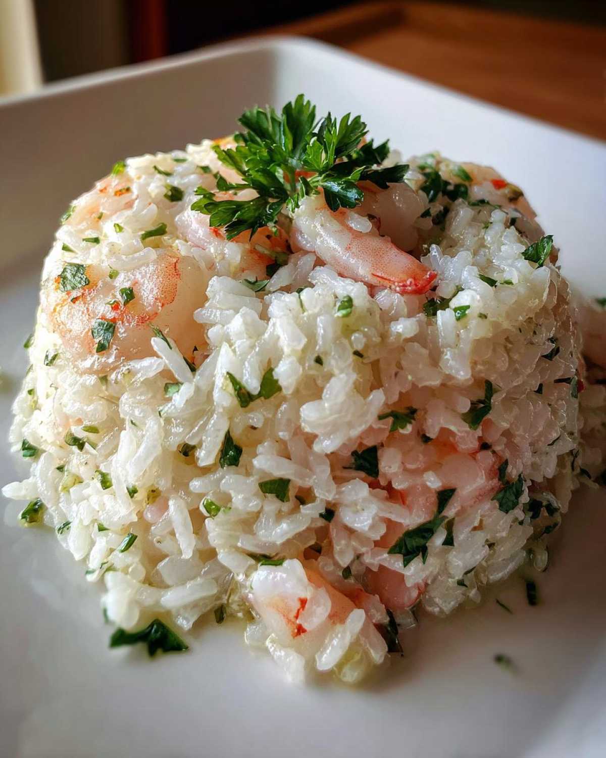 Garlic Butter Shrimp Rice - detail 2