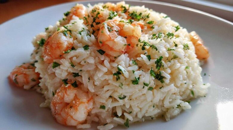 Garlic Butter Shrimp Rice