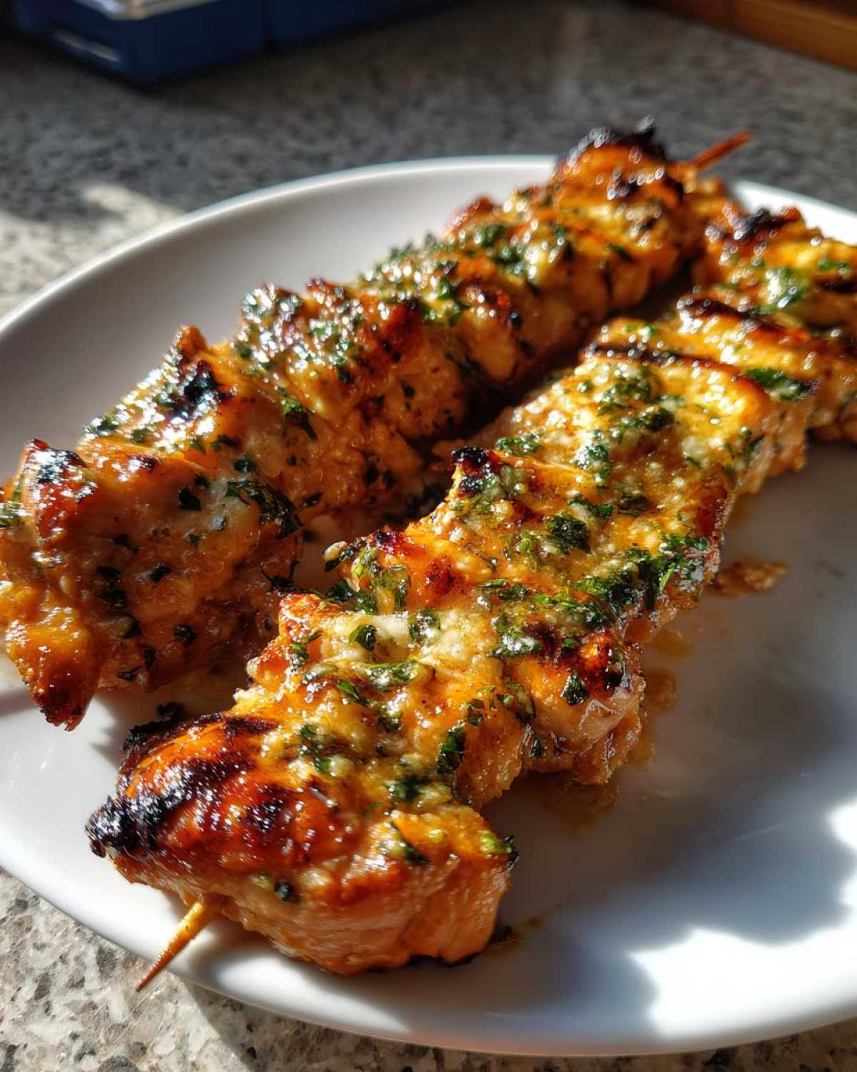 Garlic Parmesan Chicken Skewers - detail 4