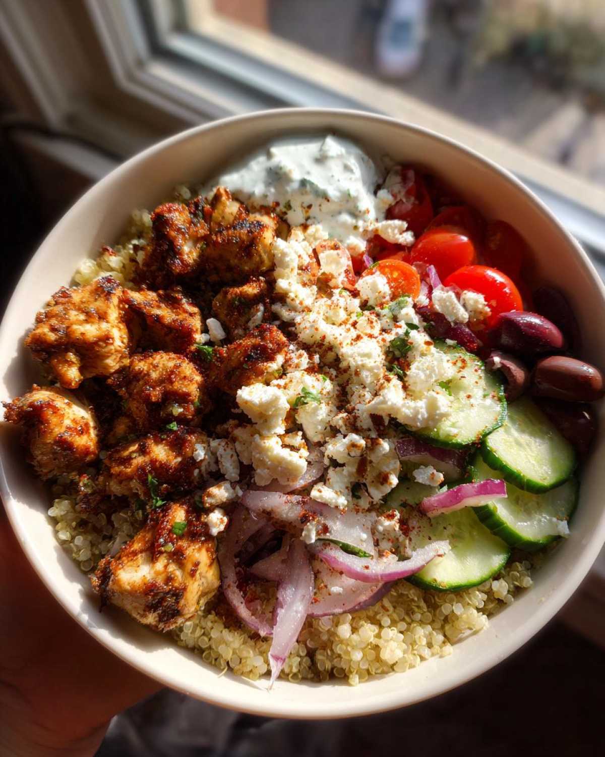 Greek Chicken Bowls - detail 1