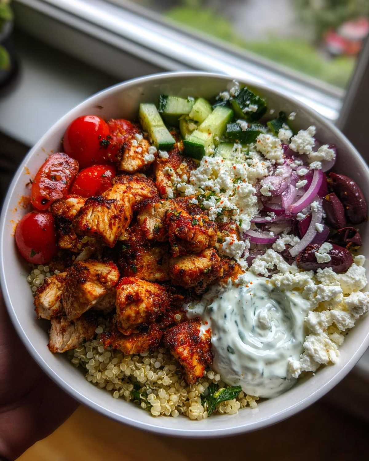 Greek Chicken Bowls - detail 4