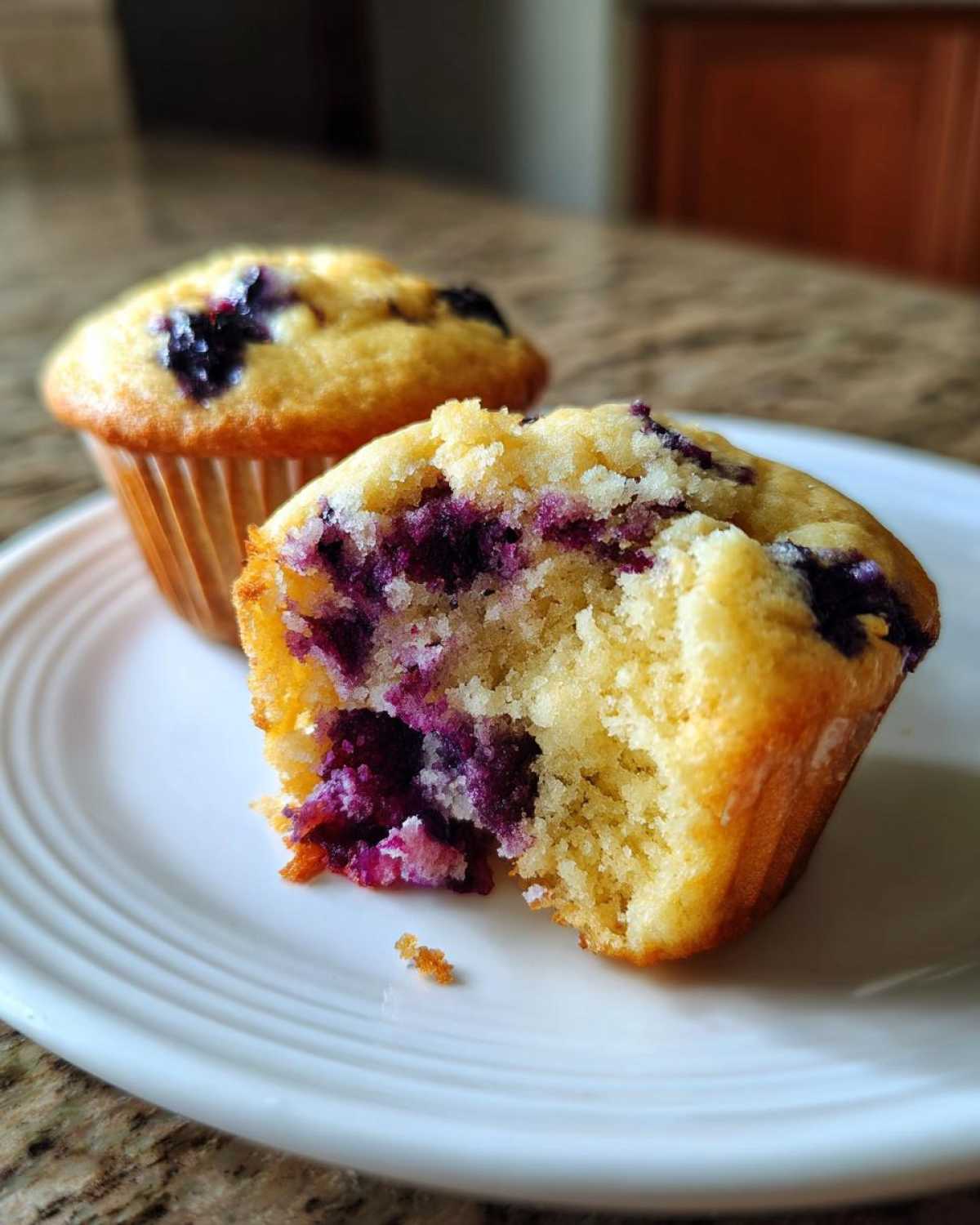 High Protein Blueberry Muffins - detail 1