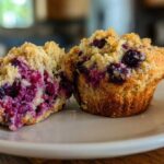 High Protein Blueberry Muffins