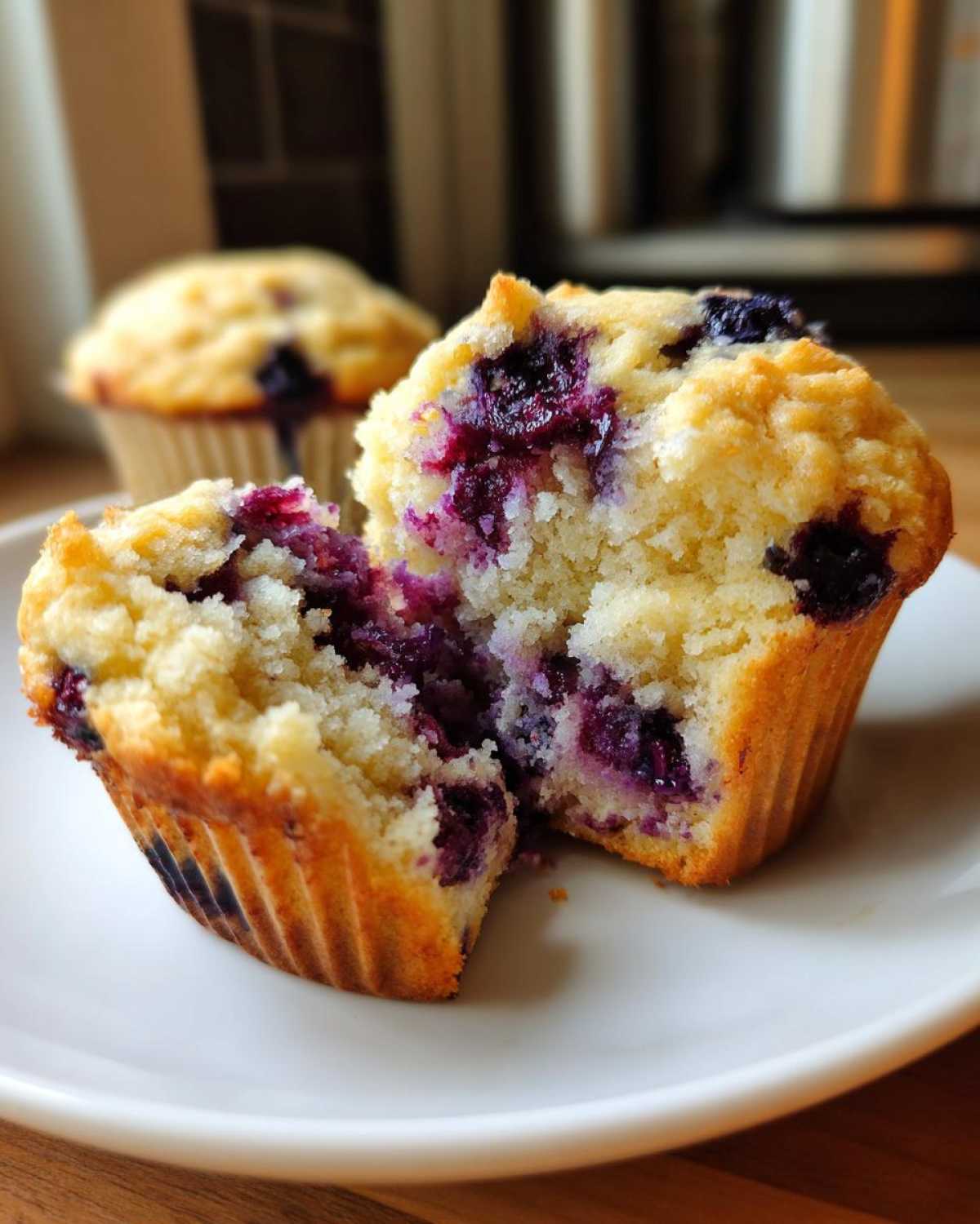 High Protein Blueberry Muffins - detail 2