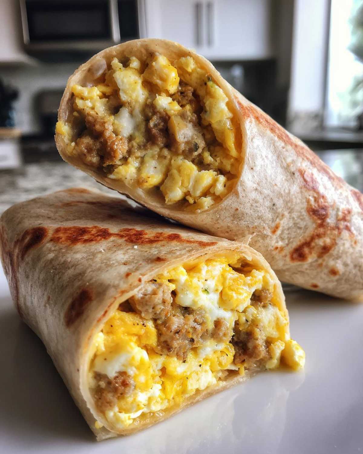 High Protein Breakfast Burrito - detail 3