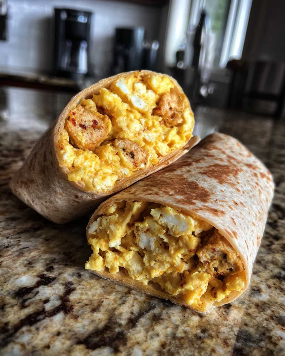 High Protein Breakfast Burrito - detail 4