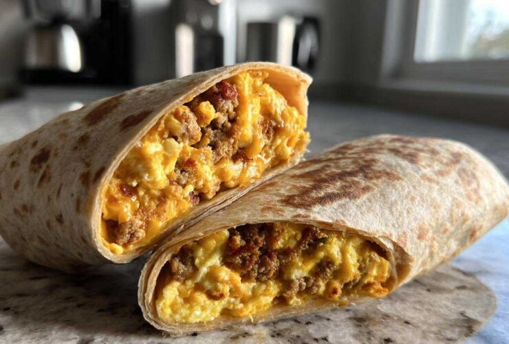 High Protein Breakfast Burrito