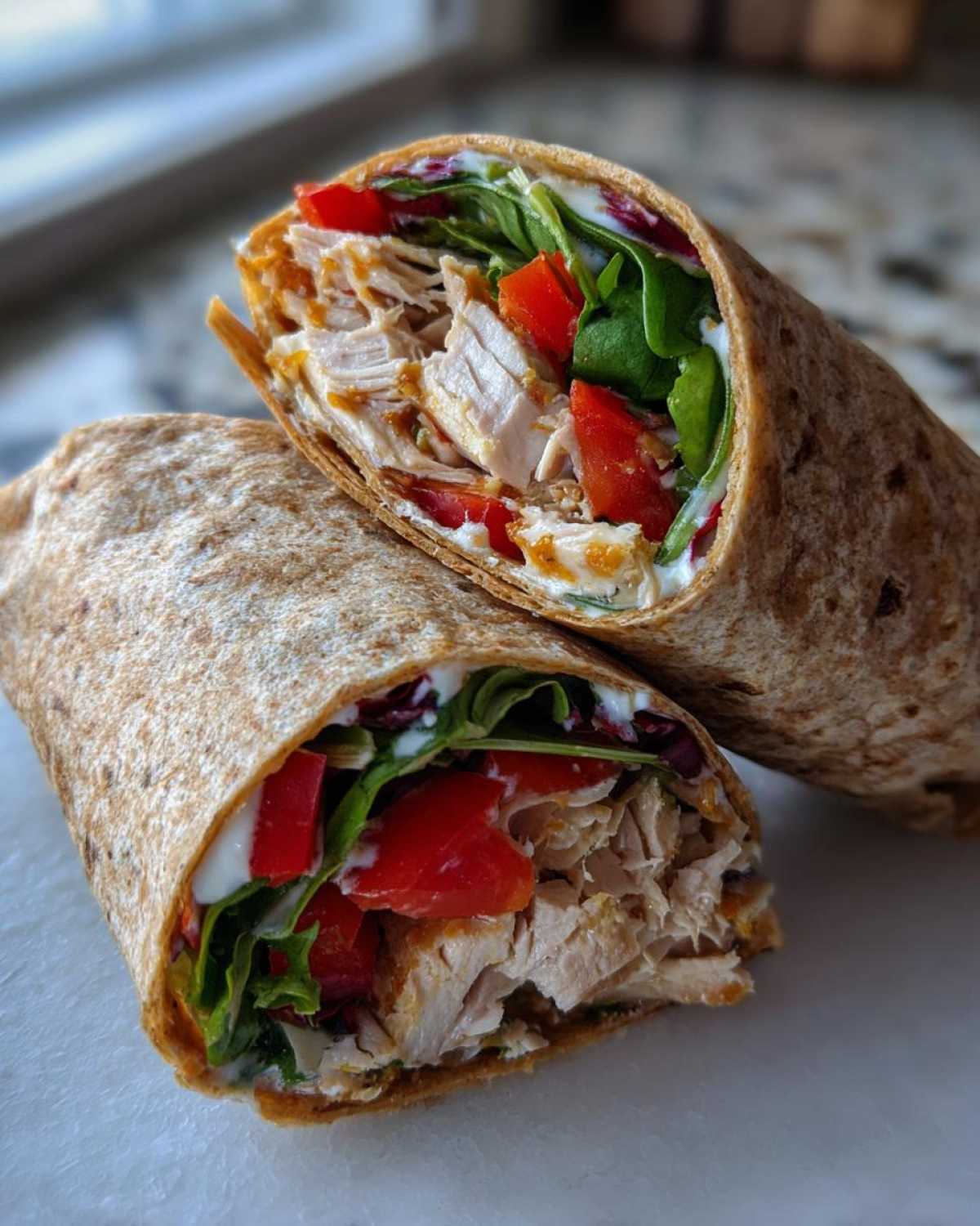 High Protein Chicken Wrap - detail 2