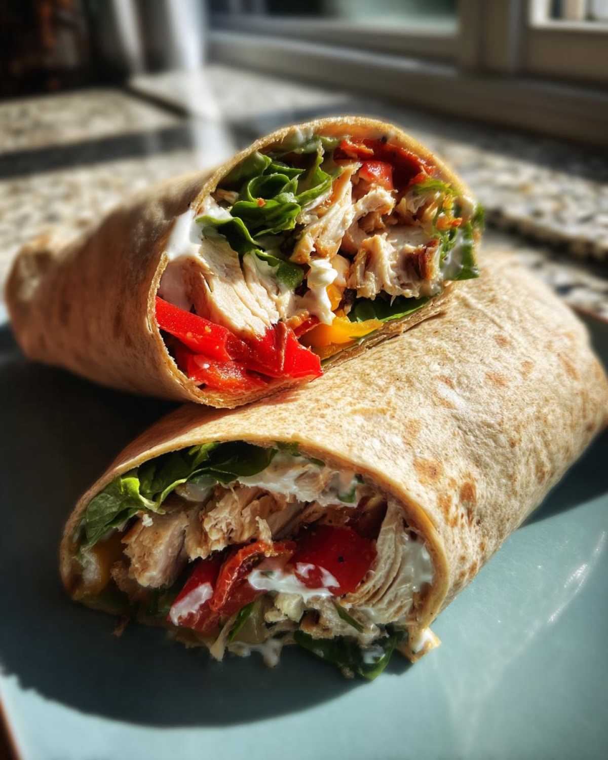 High Protein Chicken Wrap - detail 3