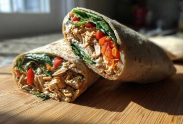 High Protein Chicken Wrap