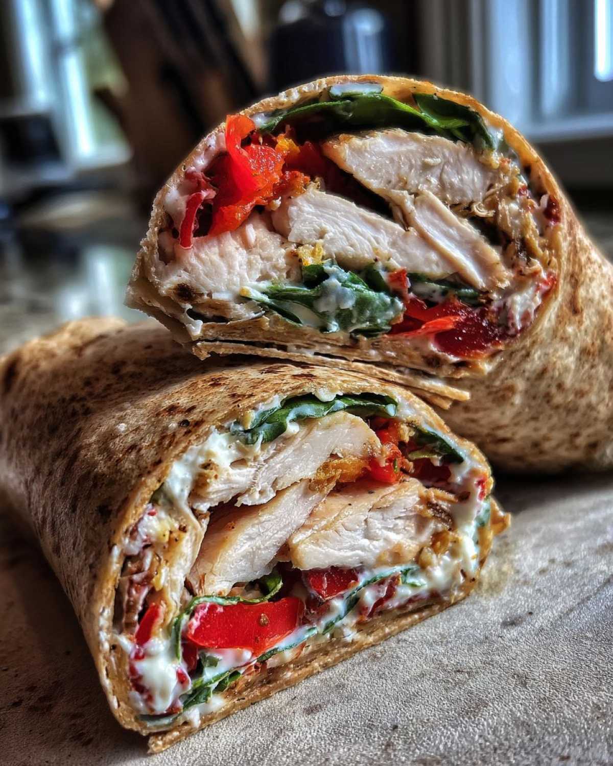 High Protein Chicken Wrap - detail 4
