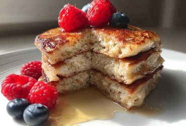 High Protein Cottage Cheese Pancakes