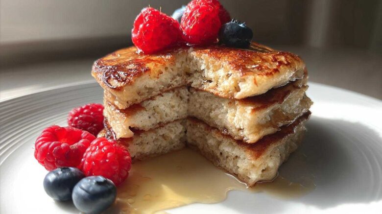 High Protein Cottage Cheese Pancakes