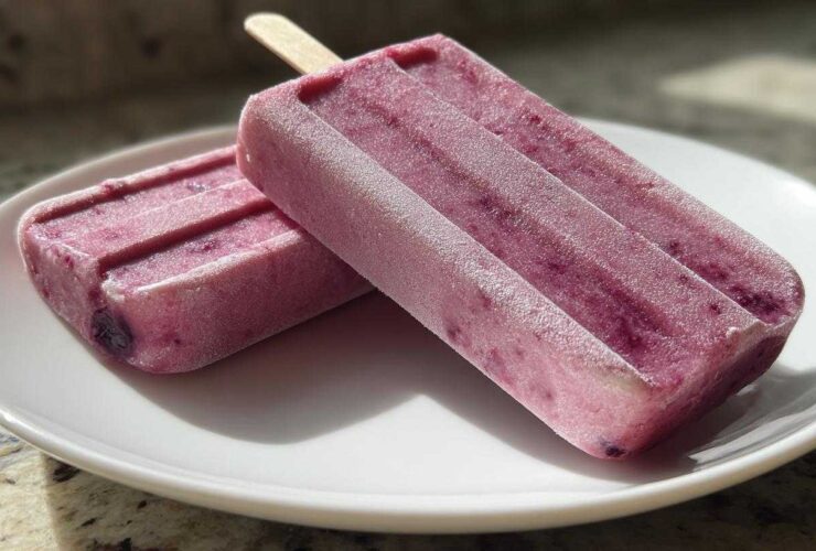 High Protein Smoothie Popsicles