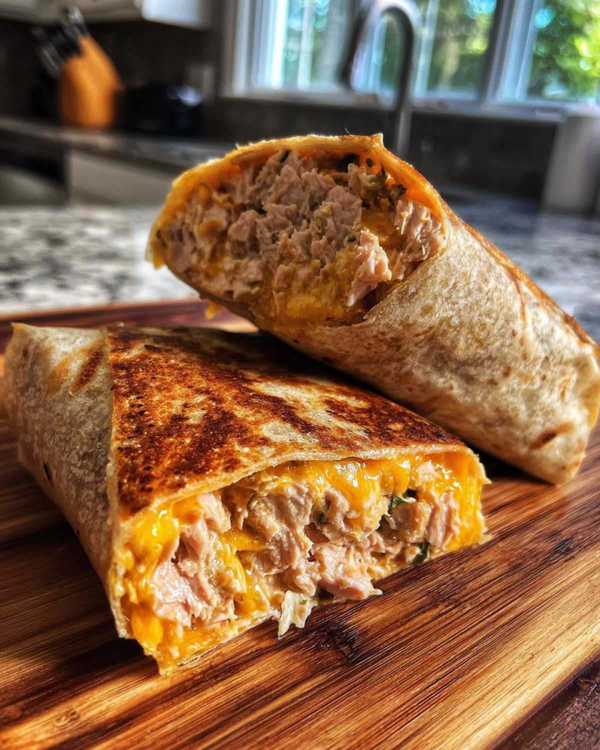 High Protein Tuna Melt Wrap - detail 2
