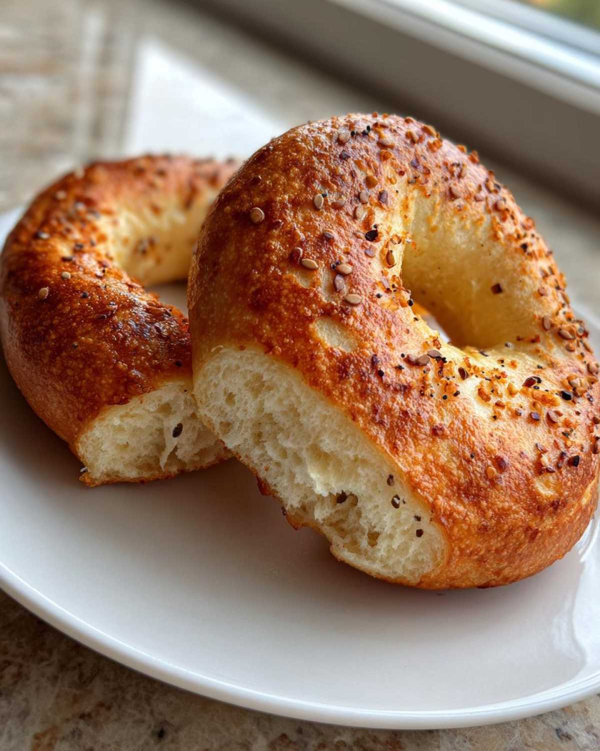 High Protein Yogurt Bagels - detail 1