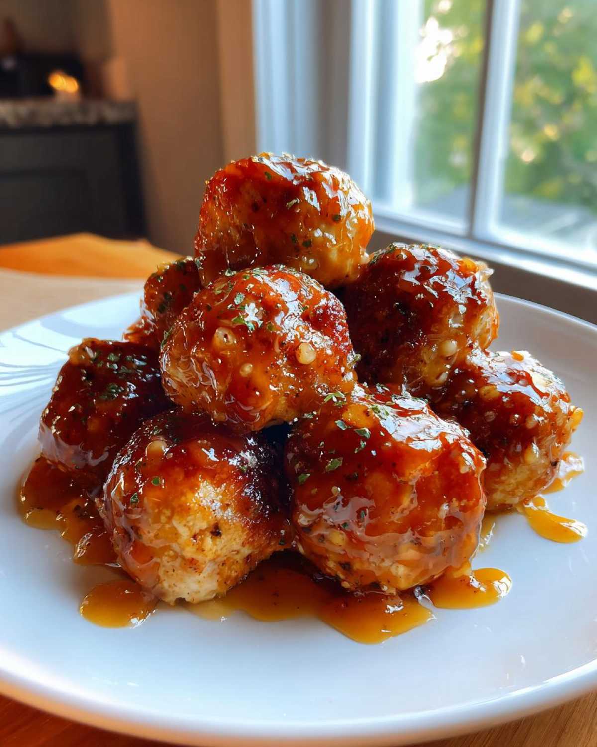 Honey Garlic Chicken Meatballs - detail 1