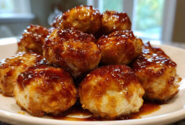 Honey Garlic Chicken Meatballs